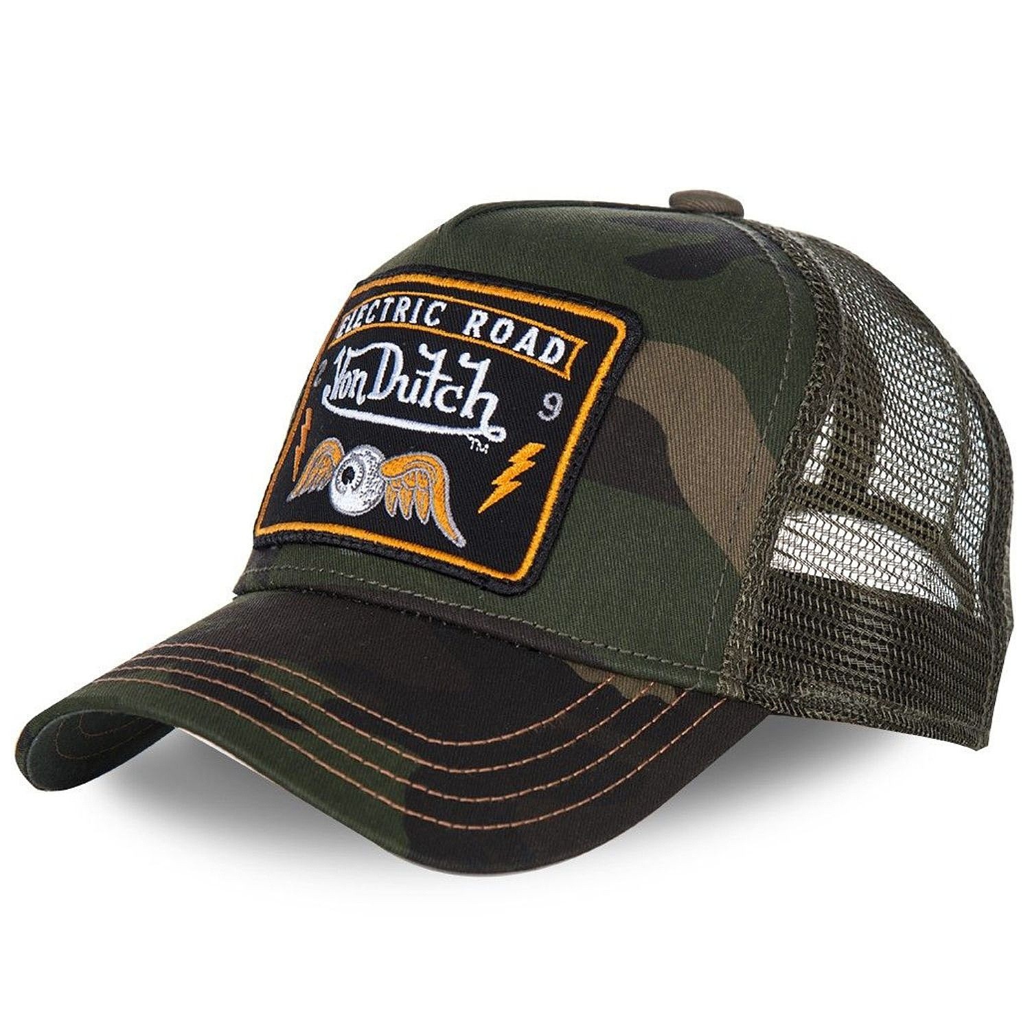 šiltovka Von Dutch Square Trucker - Camouflage