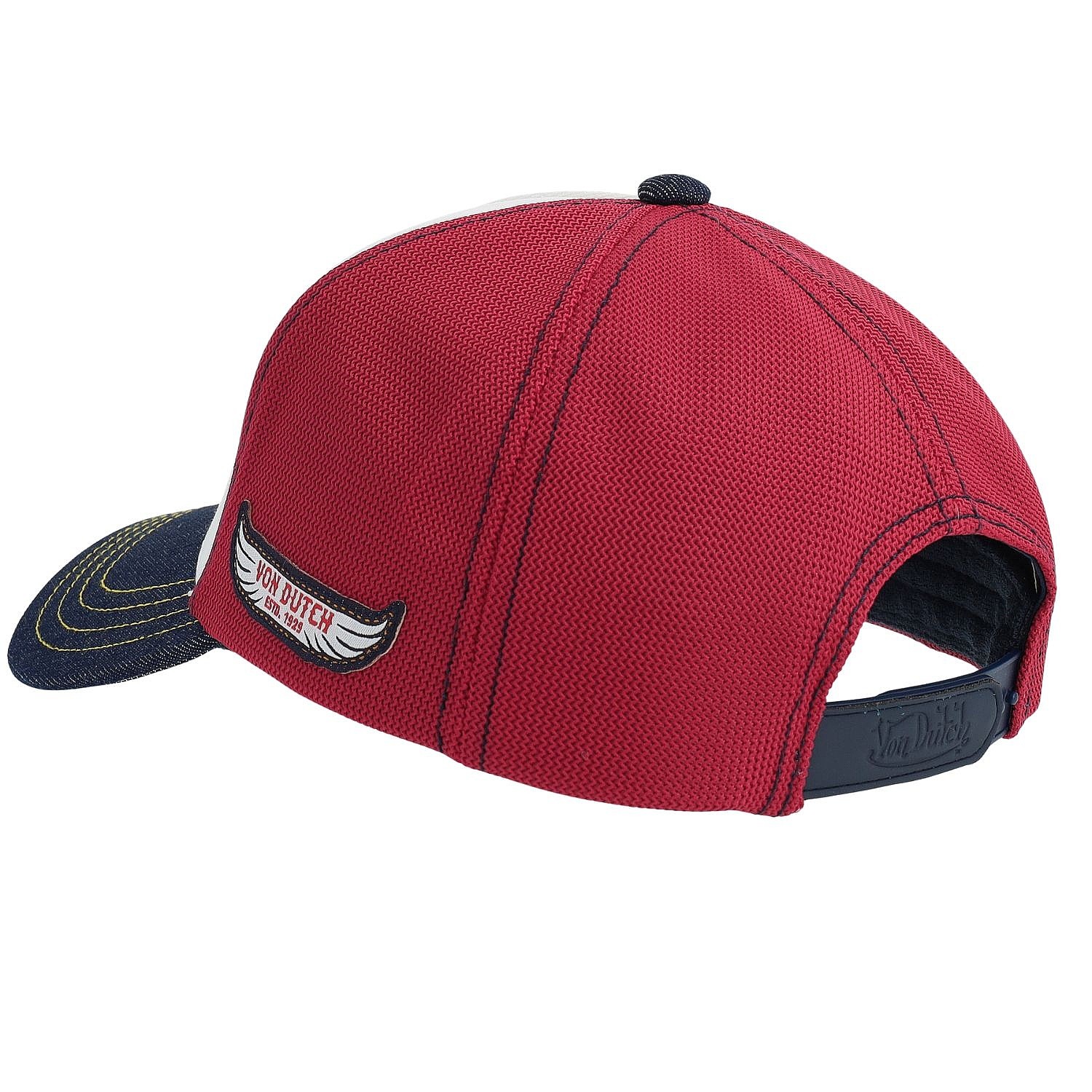 kšiltovka Von Dutch Wild Trucker - White/Red/Dark Blue