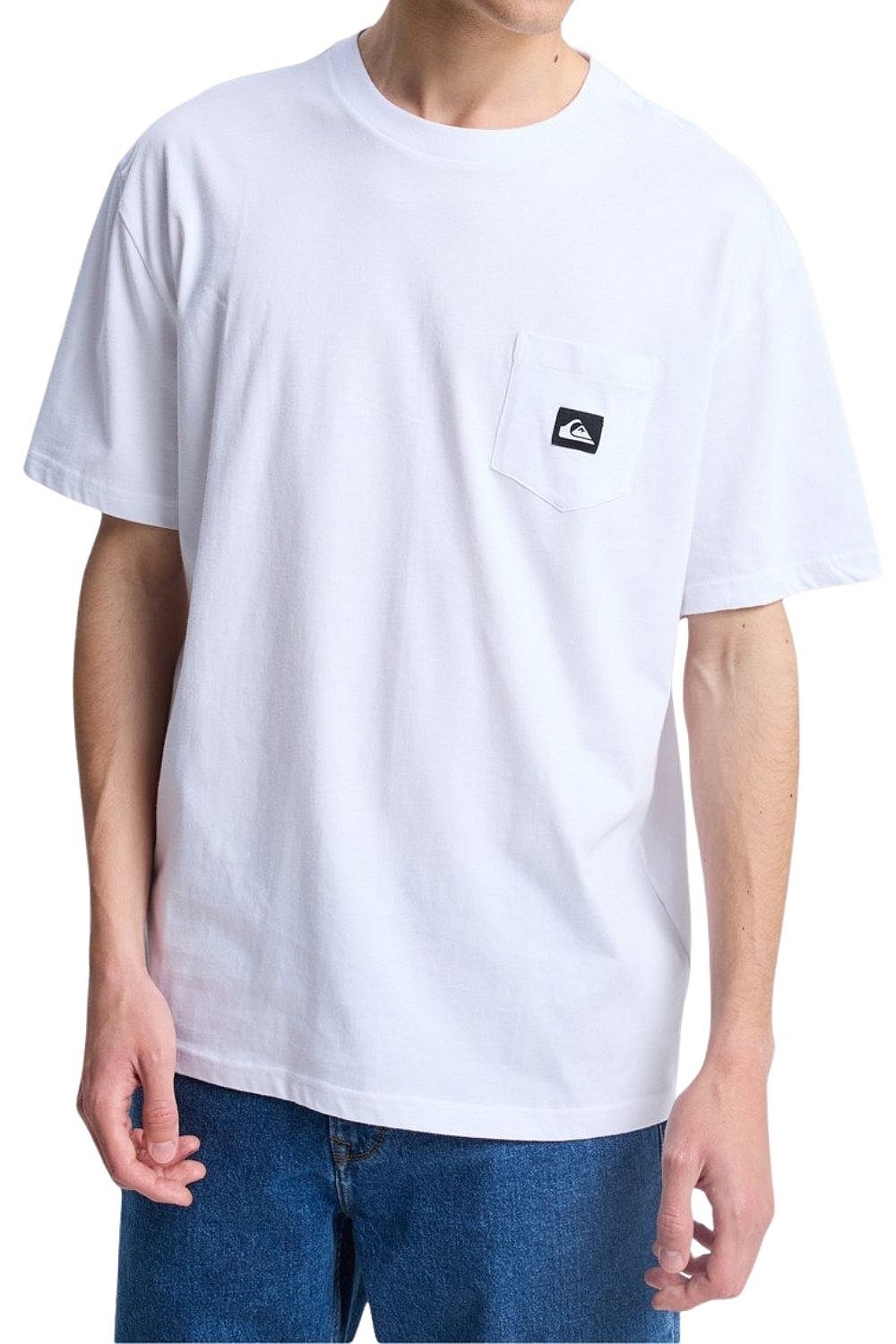 T-shirt Quiksilver Salt Water Pocket - WBB0/White - men´s