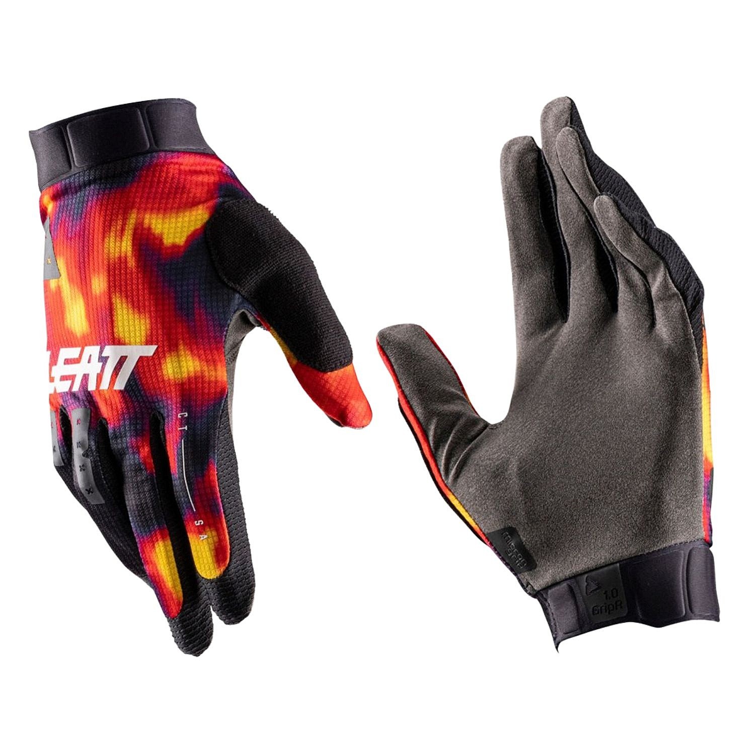 rukavice Leatt MTB 1.0 GripR - Heatmap Red