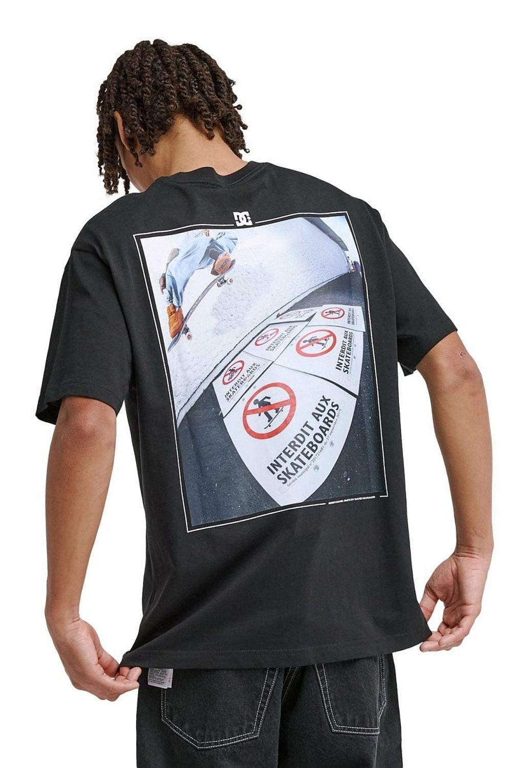 T-Shirt DC No Skateboard Allowed Hss - KVJ0/Black - men´s