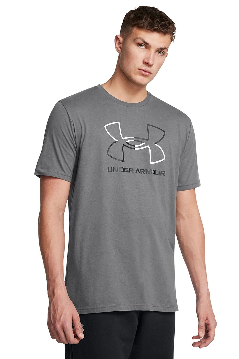 tričko Under Armour GL Foundation Update - Castlerock/White/Black - men´s