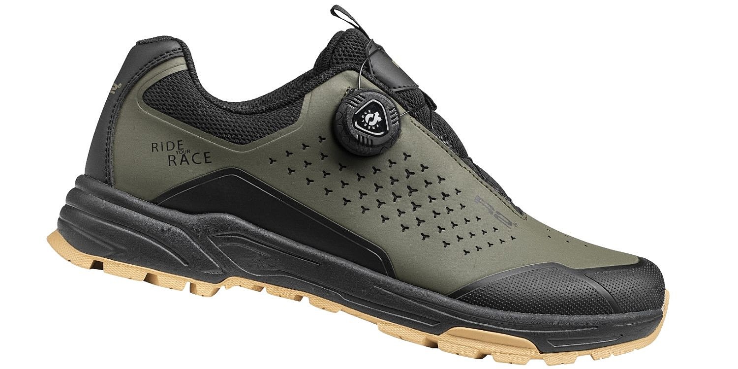 boty R2 Fortex - Olive Green/Black