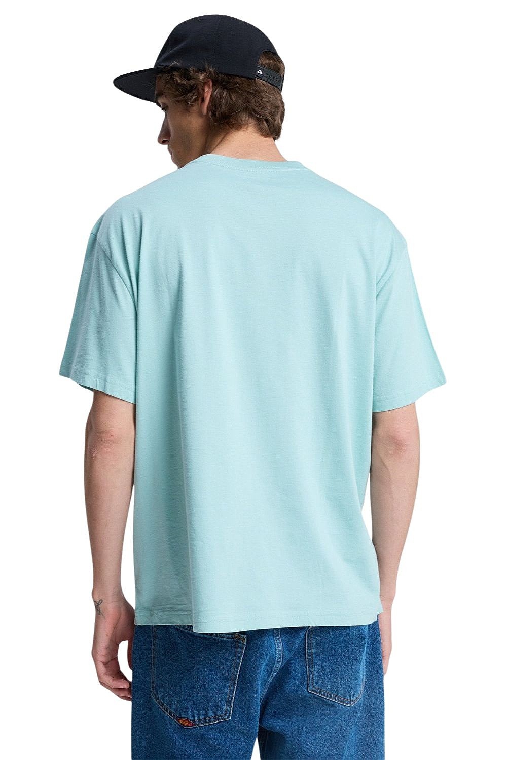 T-Shirt Quiksilver Salt Water Pocket - BGA0/Blue Haze - men´s