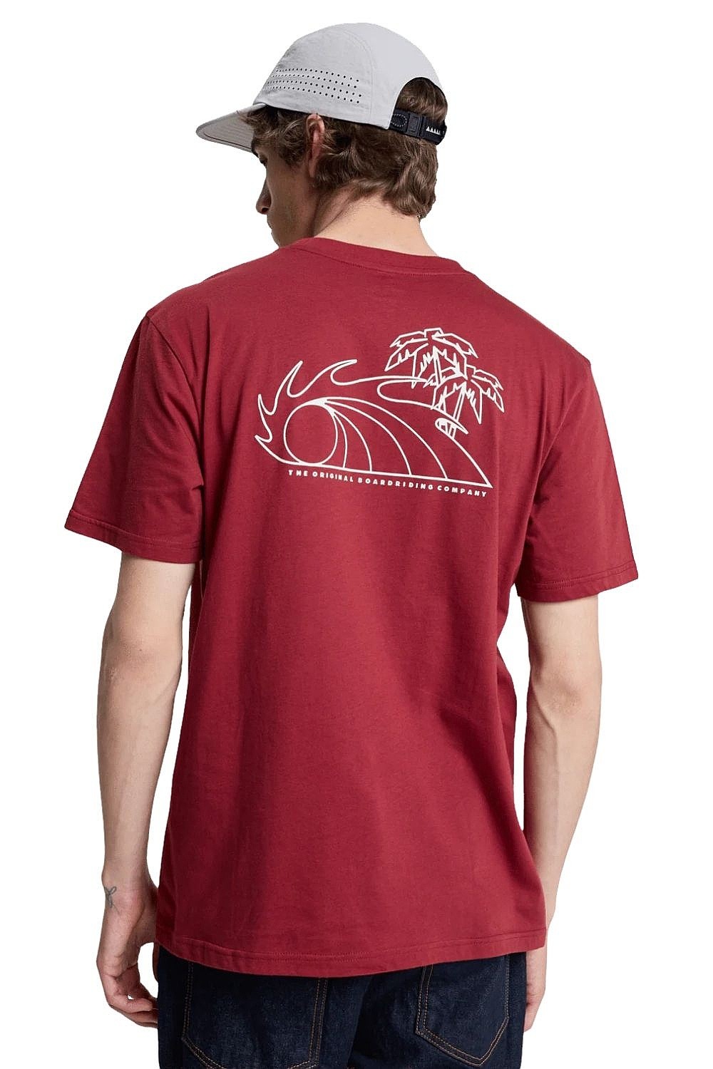 T-Shirt Quiksilver Bliss Point - RQZ0/Burnt Russet - men´s