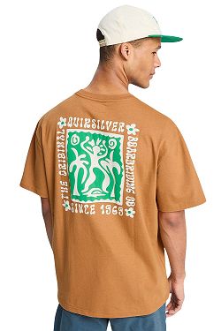 T-Shirt Quiksilver Serenity Splash - CMK0/Tobacco Brown - men´s
