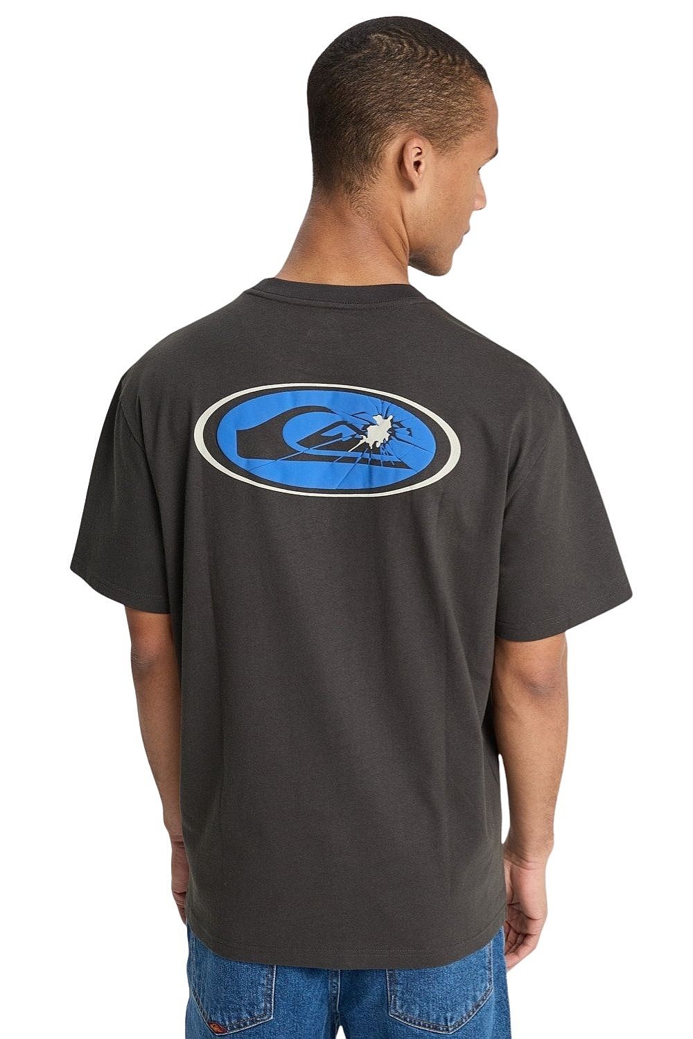 T-Shirt Quiksilver Fractured Wave - KTA0/Tarmac - men´s