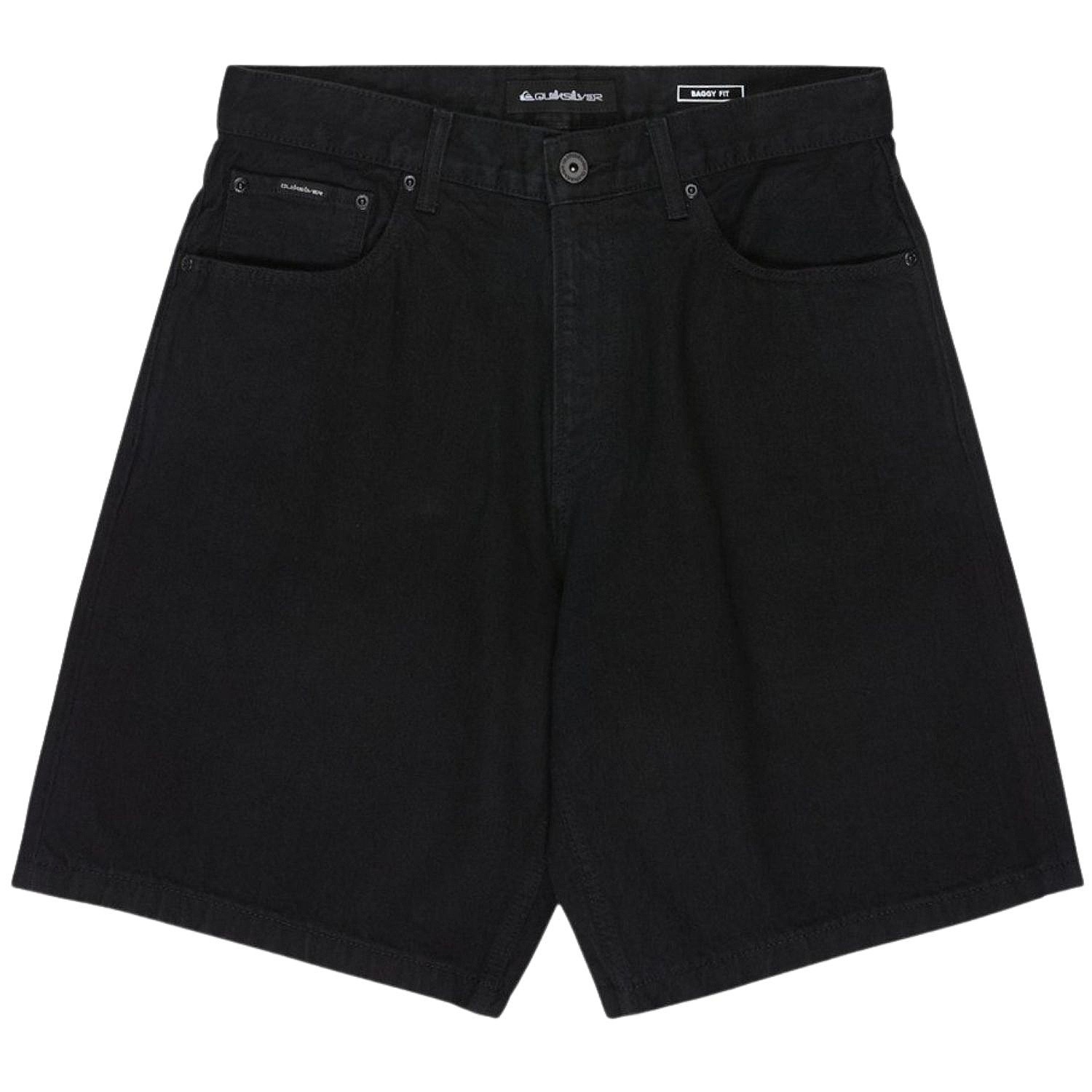 sort Quiksilver Baggy Denim - KVJ0/Black - men´s