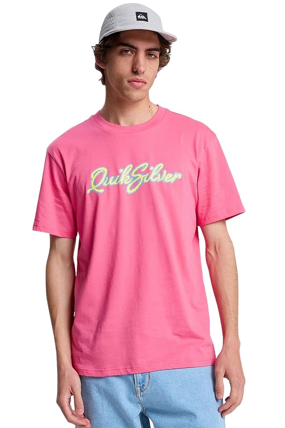 koszulka Quiksilver Malibu - MJB0/Pink Lemonade - men´s