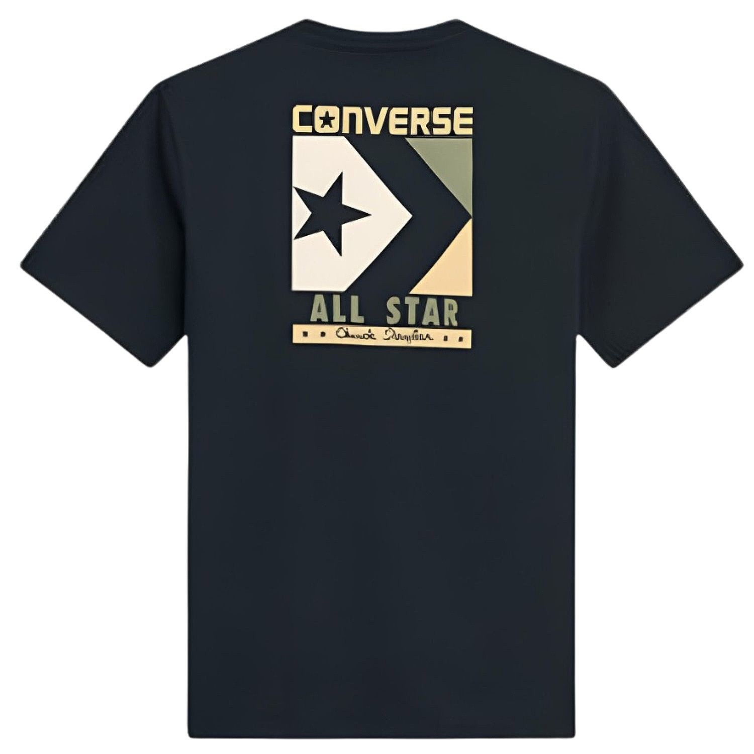 T-Shirt Converse Timeless Boxed Chevron/CVM6T084 - BLK/Converse Black - men´s
