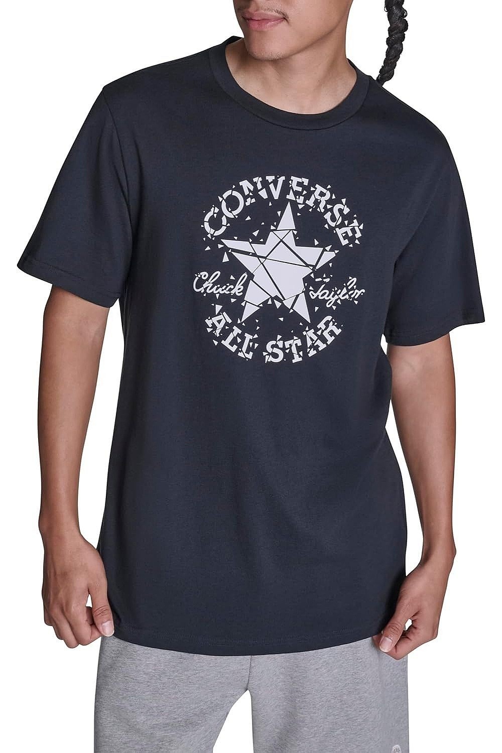 shirt Converse Broken Glass/CVM6T087 - BLK/Converse Black - men´s