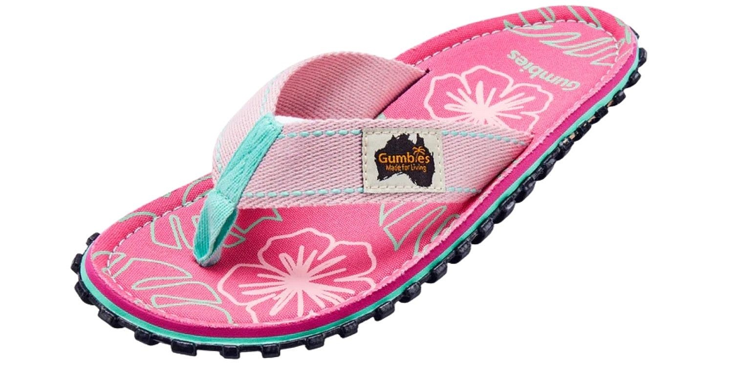 flip flops  Gumbies Islander - Blush Hibiscus - women´s