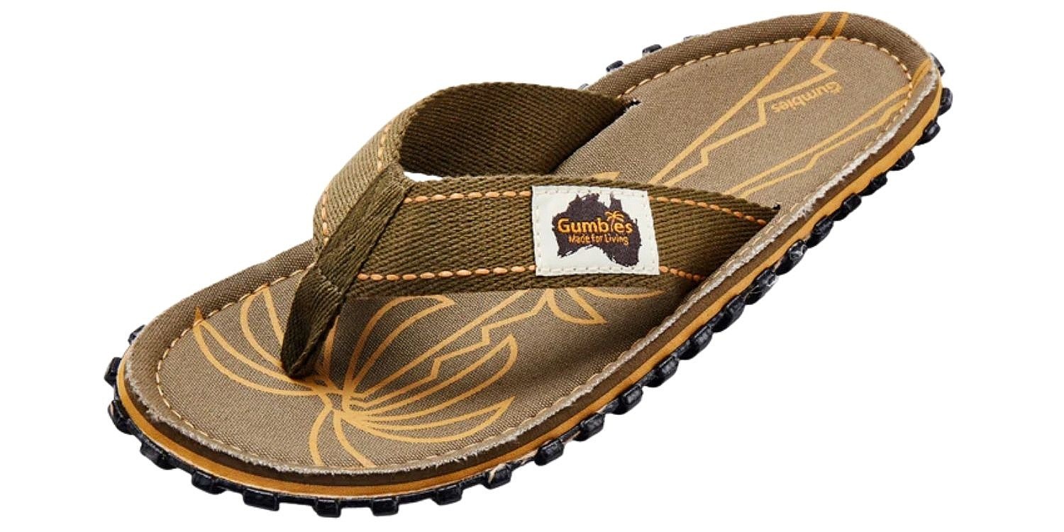 Flip-Flops Gumbies Islander - Palm Leaf Khaki