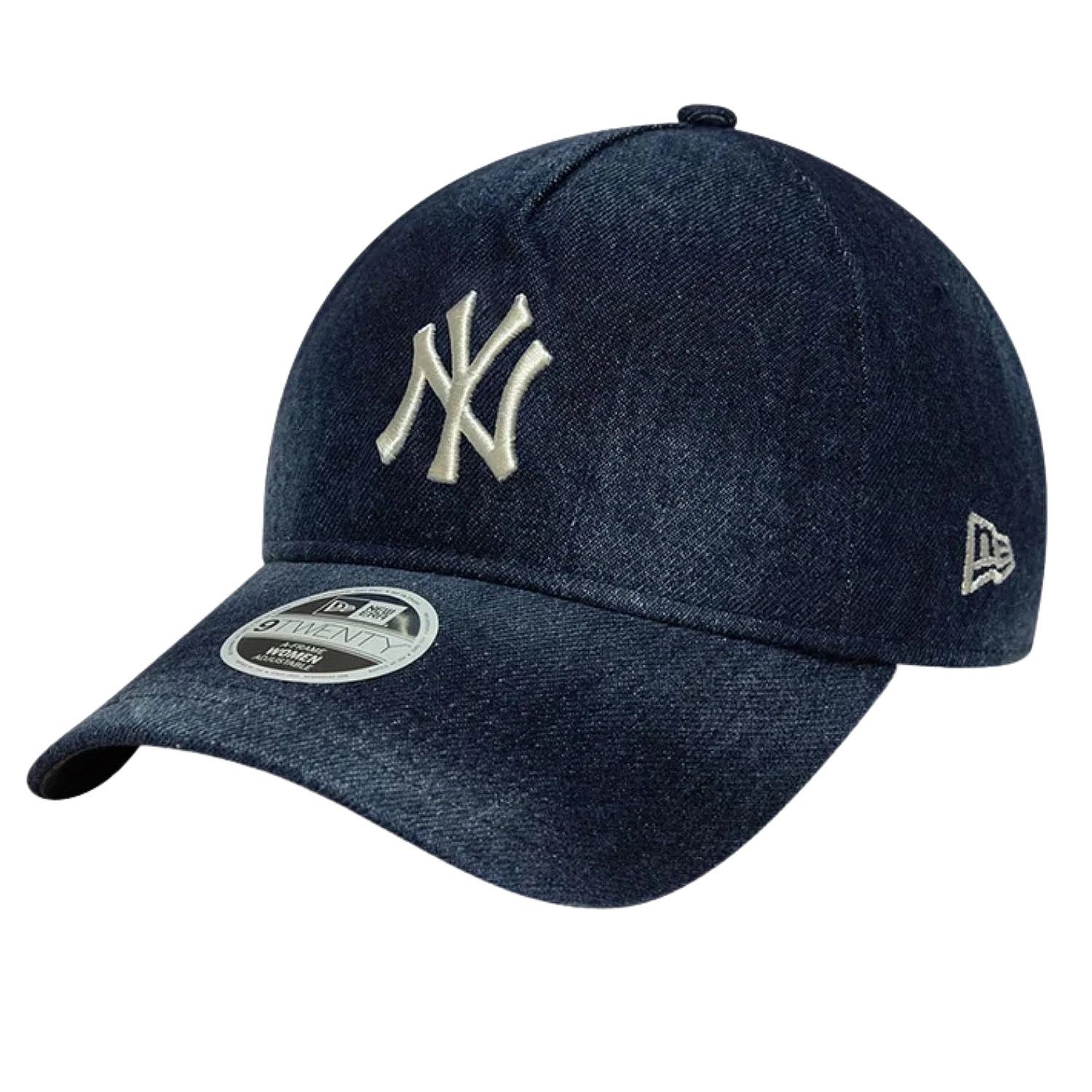 gorra con visera New Era 9T AF Denim MLB New York Yankees - Navy - women´s