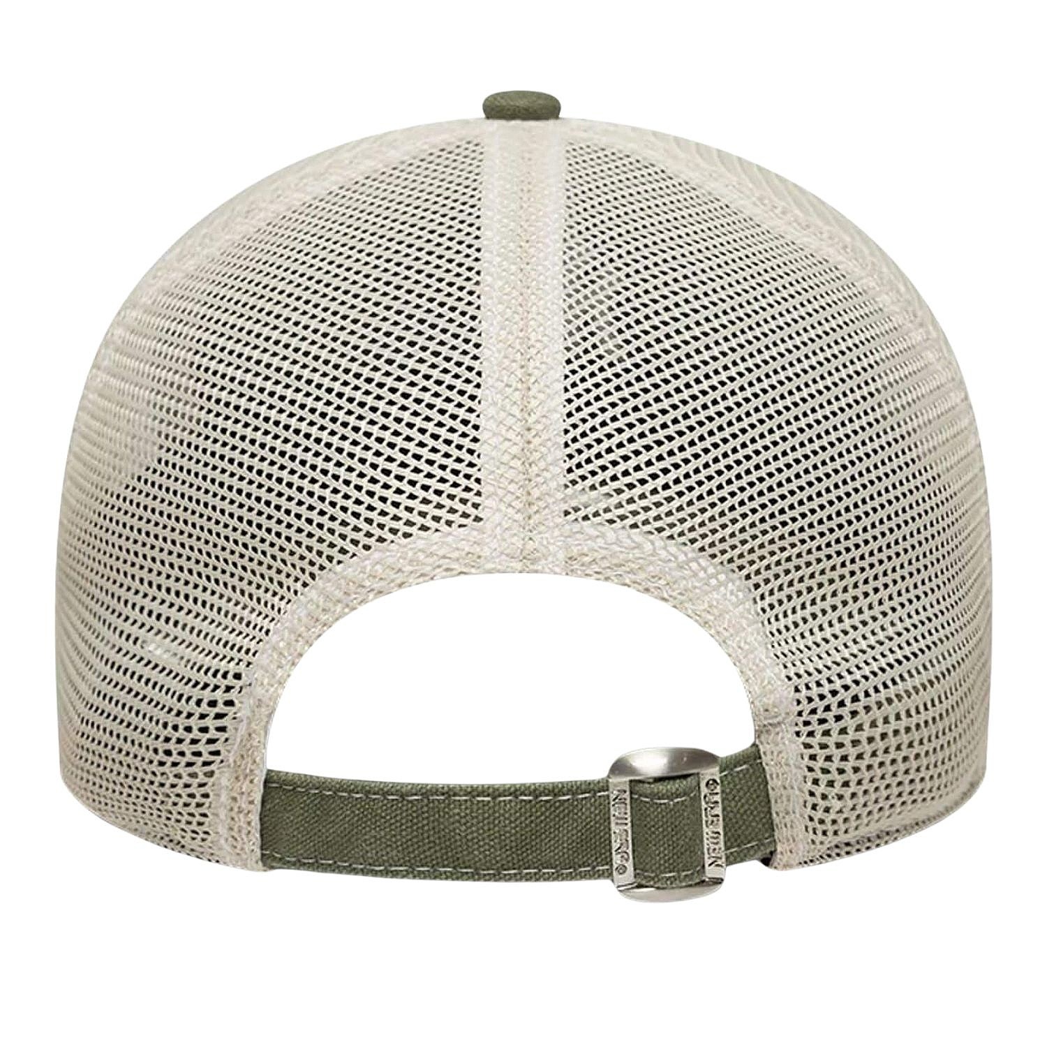 cap New Era 9T Cotton Canvas Trucker MLB New York Yankees - New Olive - men´s