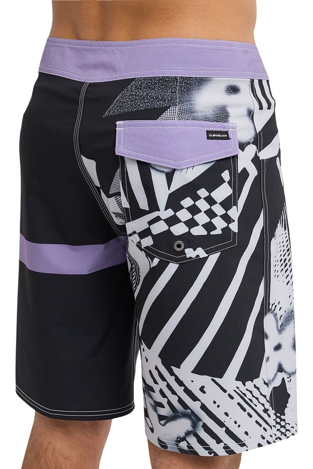swimming shorts Quiksilver Surfsilk Straight 20 - KVJ6/Black Block Momentum - men´s