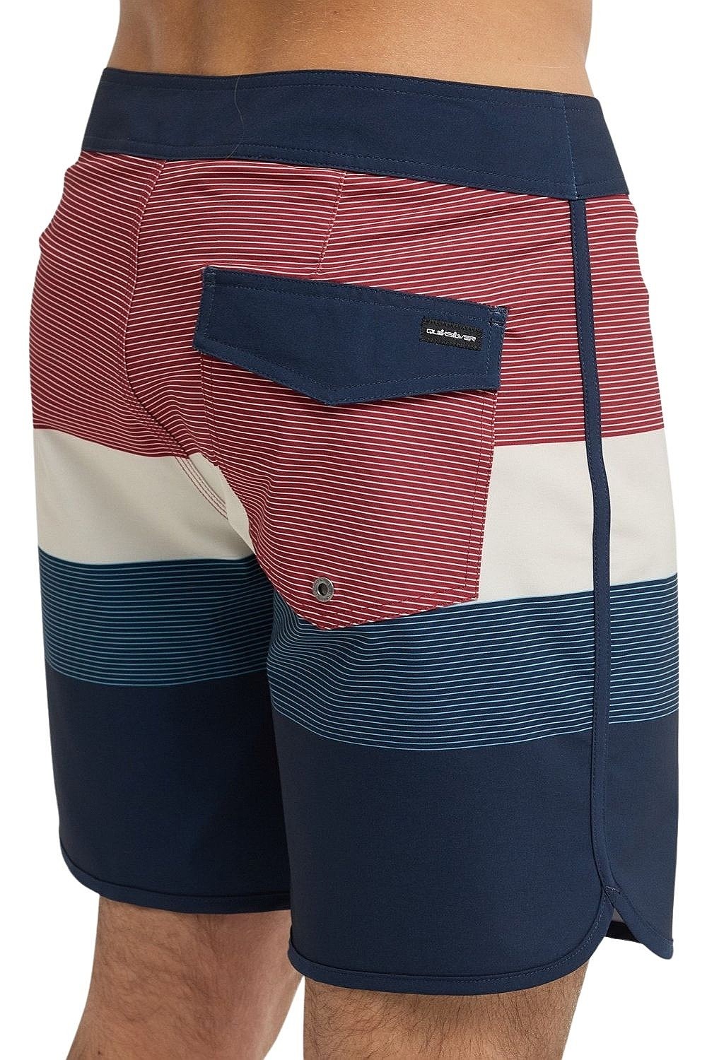 Short de bain Quiksilver Surfsilk Scallop 18 - KTP7/Dark Navy Tijuana - men´s