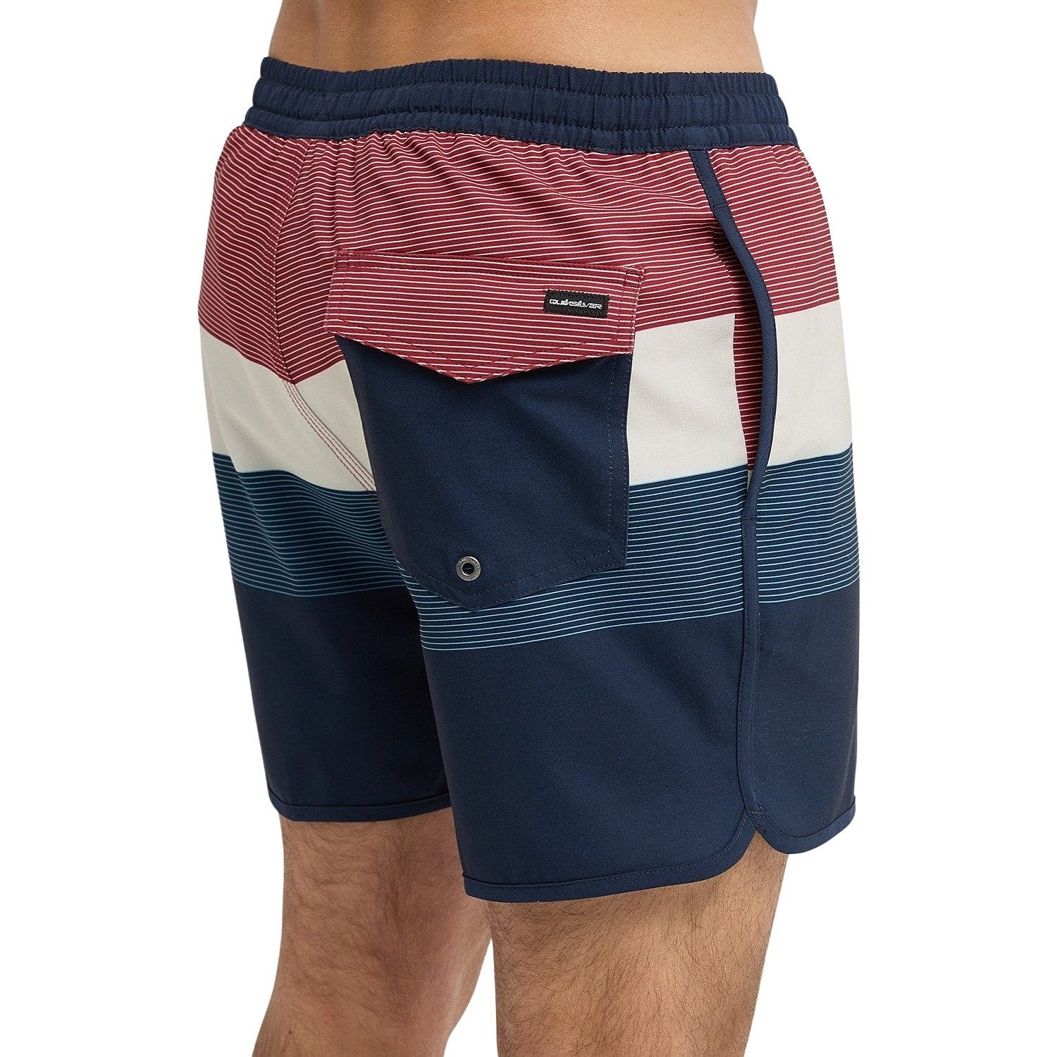 swimming shorts Quiksilver Stretch Scallop Volley 16 - KTP7/Dark Navy Tijuana - men´s
