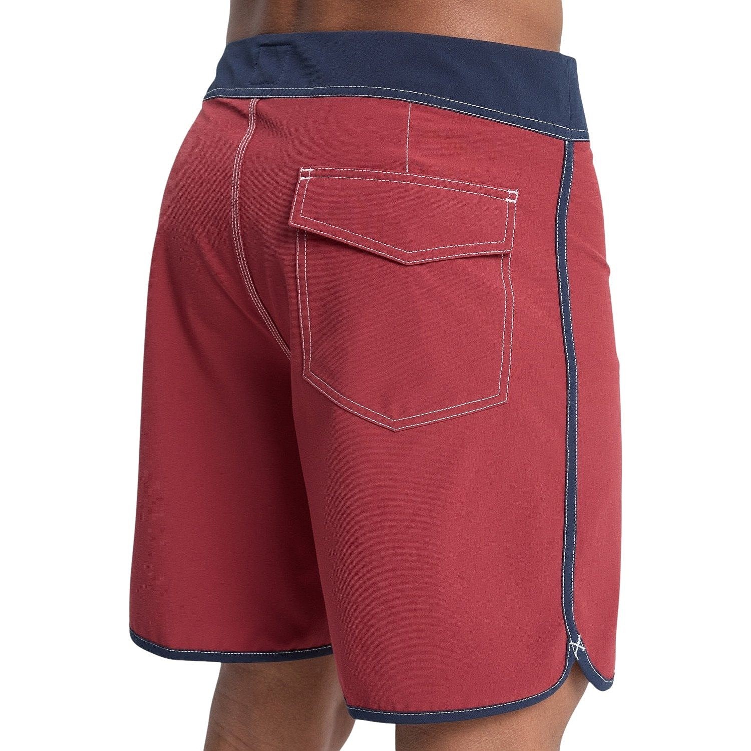 swimming shorts Quiksilver Original Scallop 18 - RQZ0/Burnt Russet - men´s