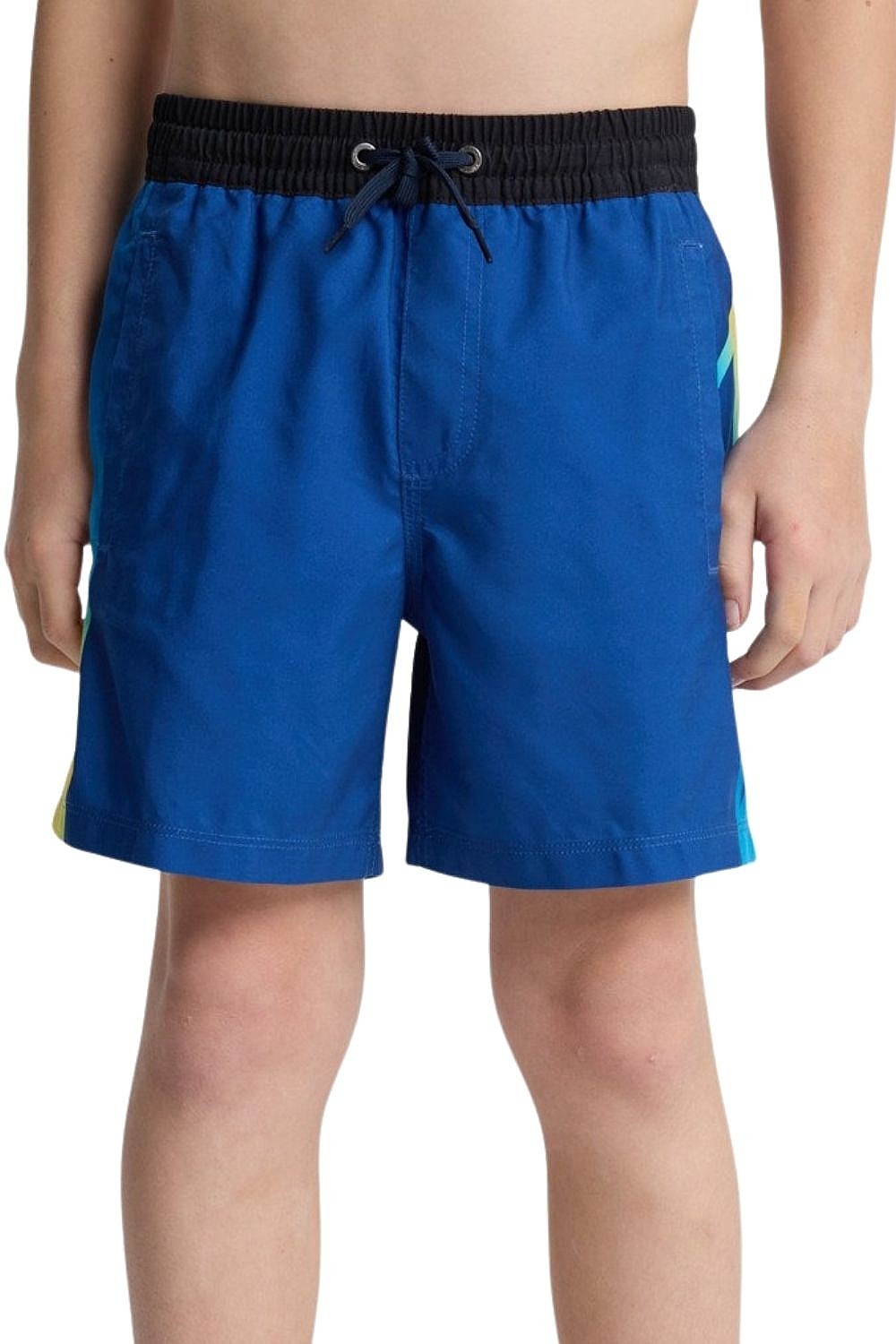 Badeshorts Quiksilver Everyday Holmes Volley 16 - BYC6/Monaco Blue Holmes - boy´s