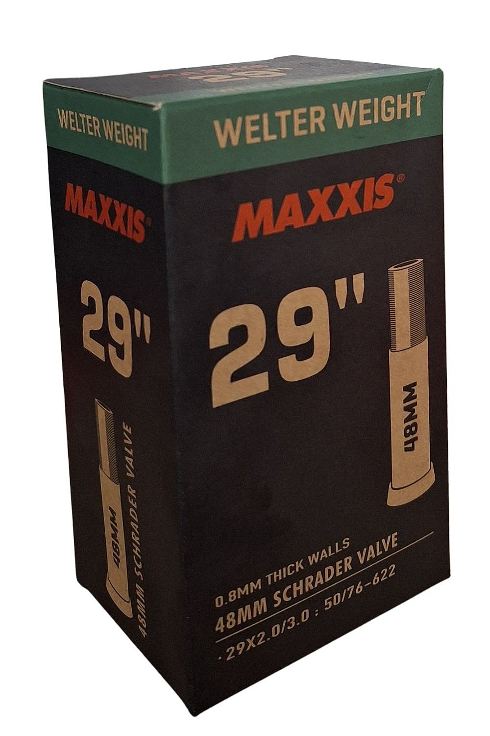 Inner tube Maxxis Welter Weight Auto-SV 48mm 29"x2.0"-3.0" - Black