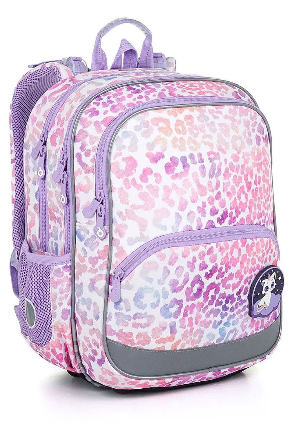 backpack Topgal BAZI 24003 - G/White/Pink - girl´s