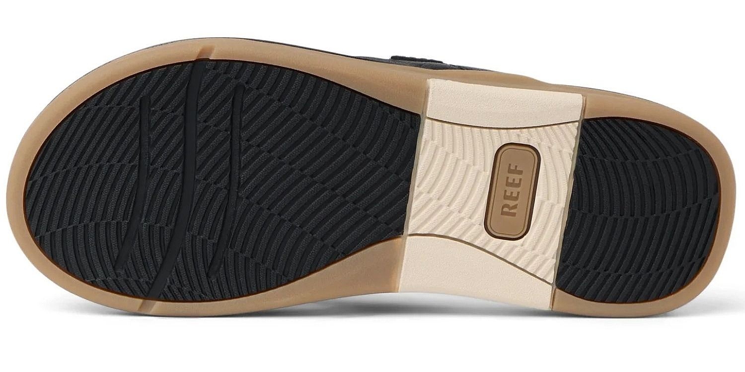 Flip-Flops Reef Leather Offshore - Black - men´s