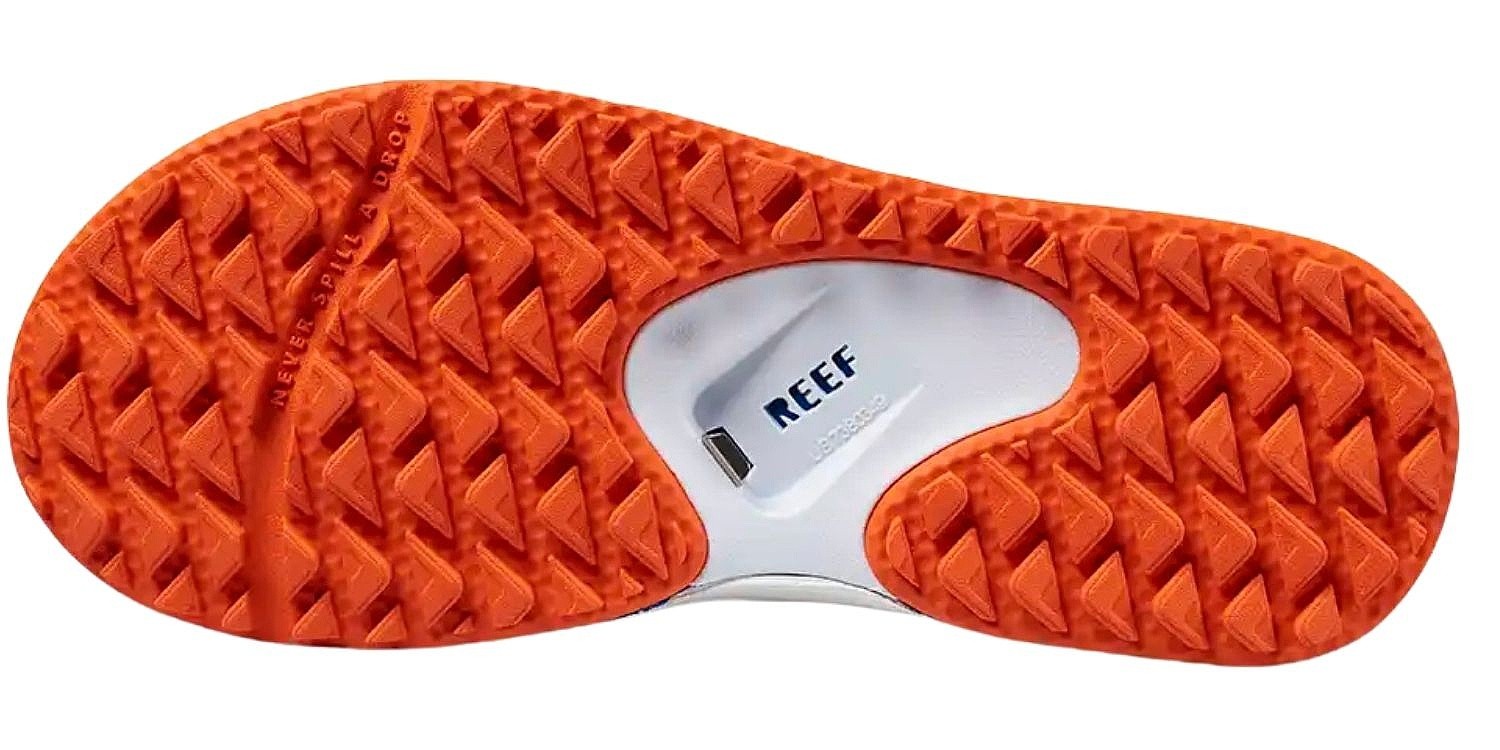 flip flops  Reef Fanning Pregame - Orange/Blue - men´s
