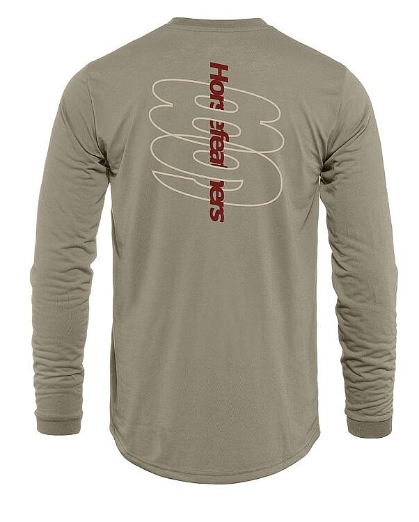 dres Horsefeathers Fury LS - Taupe - men´s