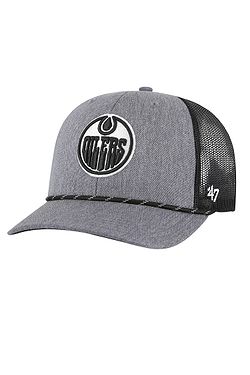 baseball sapka 47 Brand NHL Edmonton Oilers Carbon Rope '47 Trucker - Charcoal