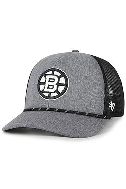baseball sapka 47 Brand NHL Boston Bruins Carbon Rope '47 Trucker - Charcoal