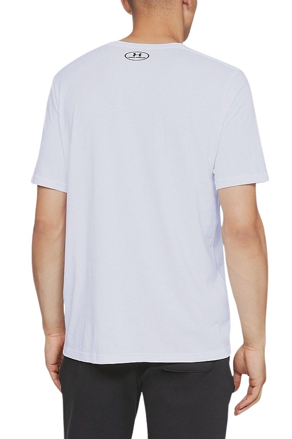 tričko Under Armour Sportstyle Left Chest - White/Black