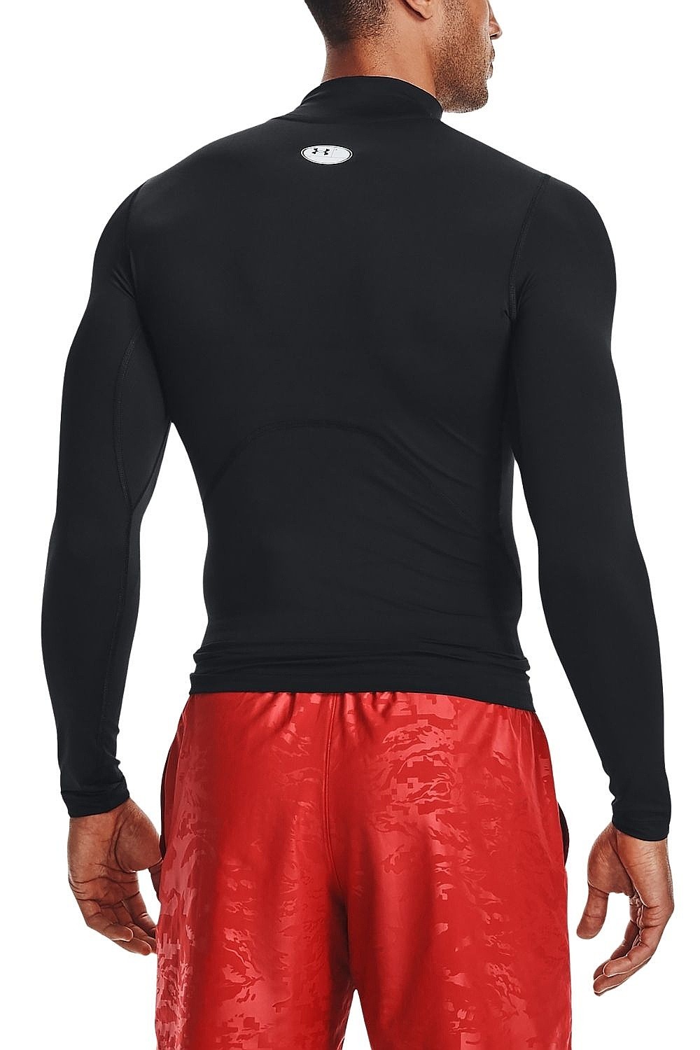 T-shirt Under Armour HeatGear Armour Compression Mock  LS - Black - men´s