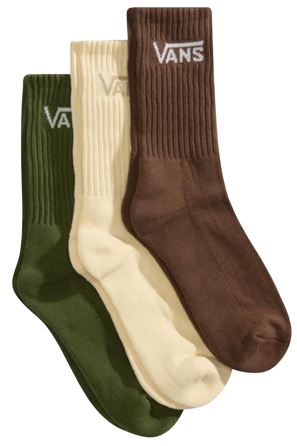 skarpetki Vans Classic Crew 3 Pack - Green Balsam