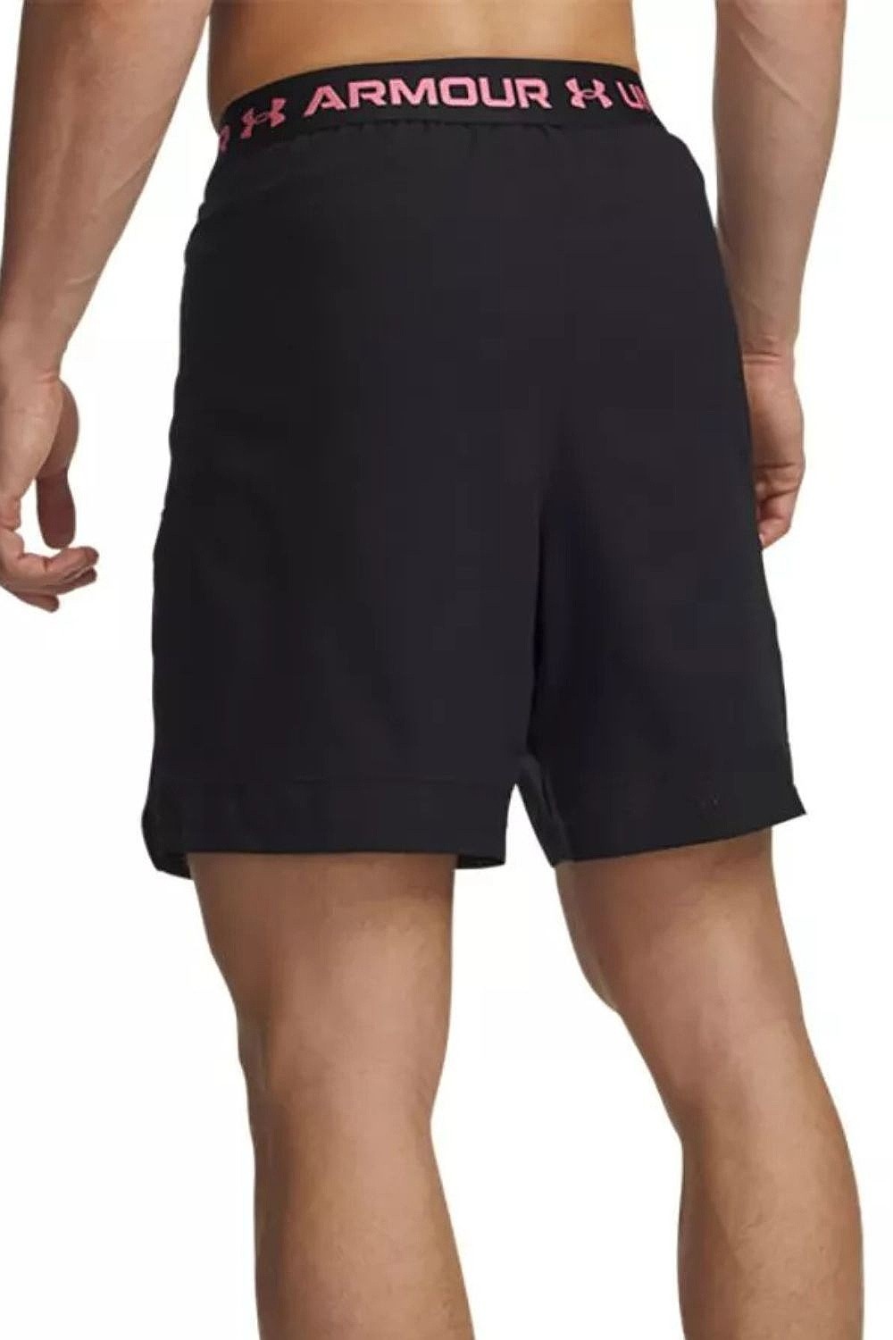 pantalones cortos Under Armour Vanish Woven 6in - Black/Pitch Gray - men´s