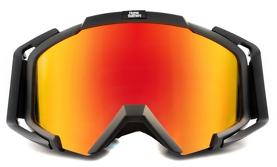 glasses Horsefeathers Patriot - Black/Mirror Red