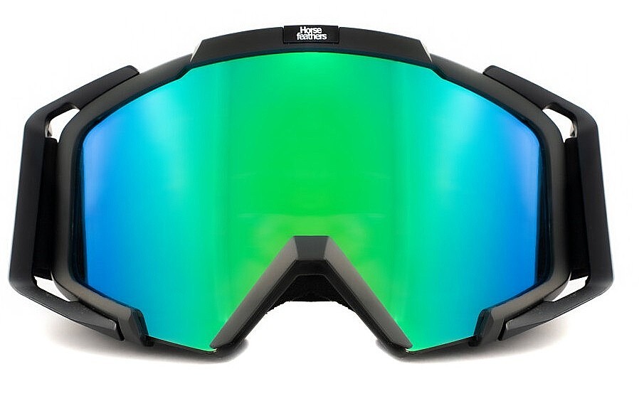 glasses Horsefeathers Patriot - Black/Mirror Green