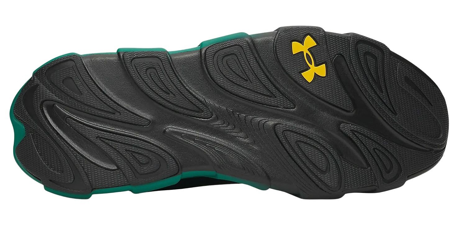 shoes Under Armour Halo Runner - Black/Valiant Green - men´s