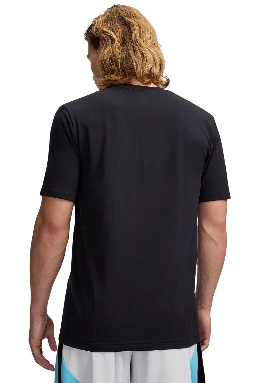 T-Shirt Under Armour Curry Splash Wordmark - Black/Fresco Blue - men´s