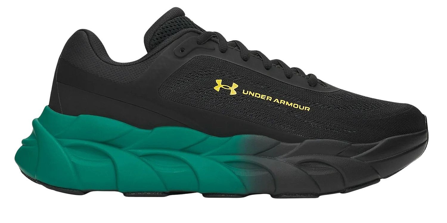 shoes Under Armour Halo Runner - Black/Valiant Green - men´s