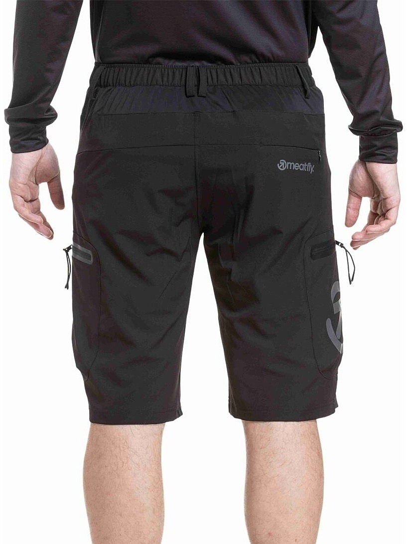 short Meatfly Duke - Black/Gray - men´s
