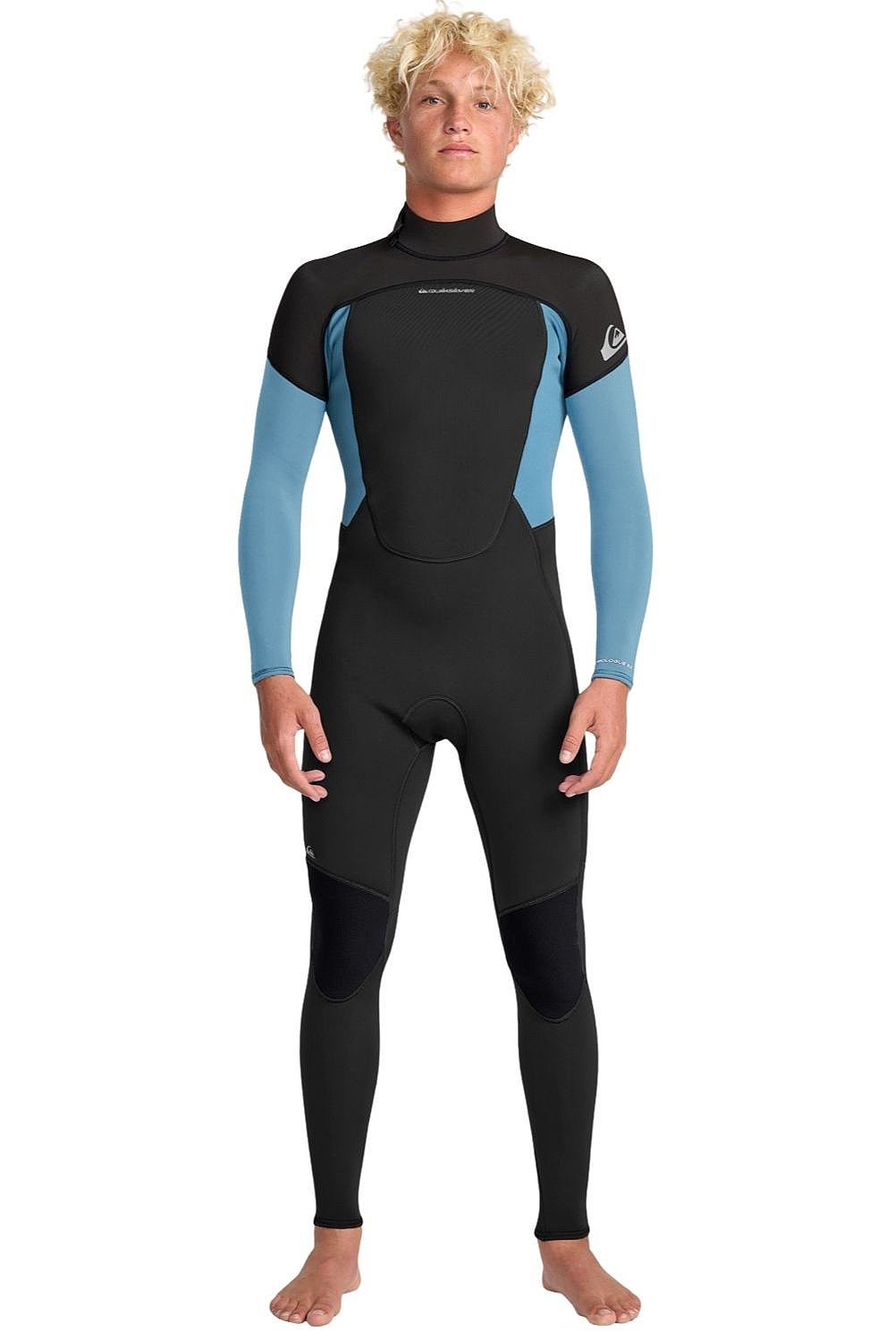 neoprén Quiksilver Prologue+ 4/3 Back Zip GBS LS - CLB/Cloud Blue