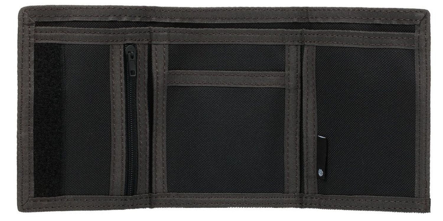 portefeuille Element Brand Trifold - FBK/Flint Black - men´s