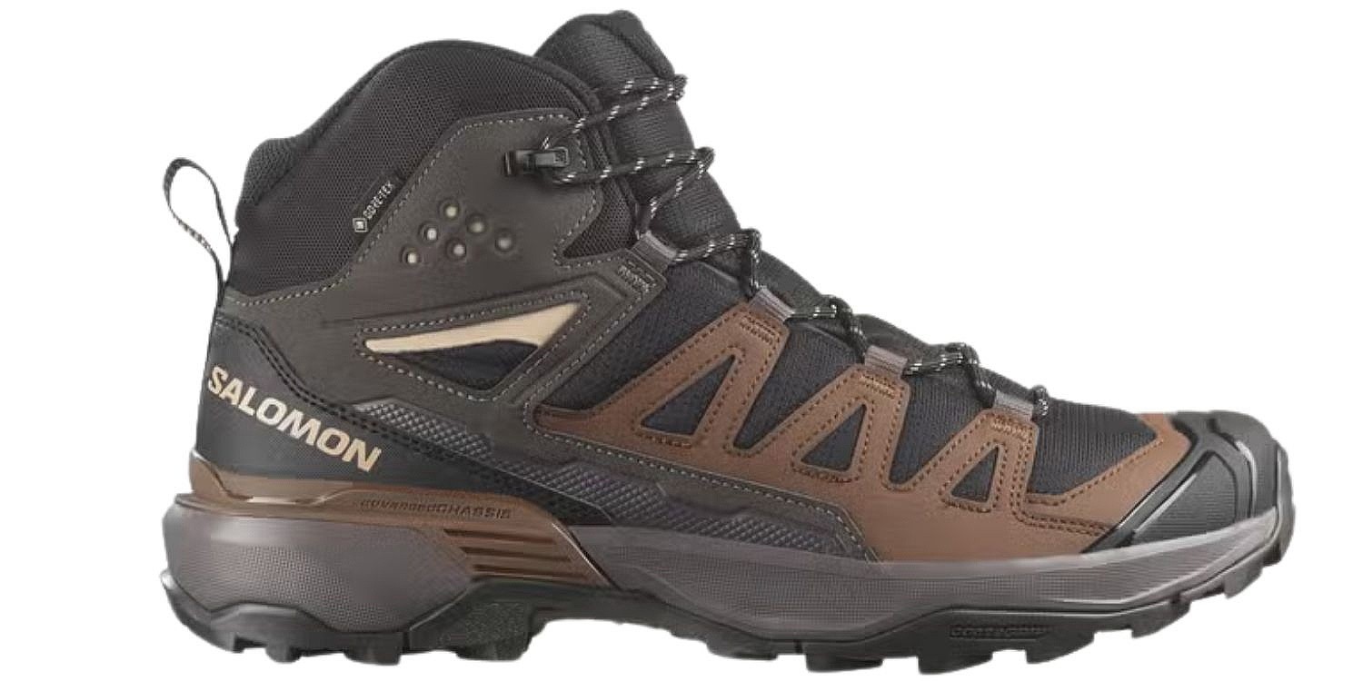 buty Salomon X Ultra 360 Mid GTX - Black/Dark Gull Gray/Dark Earth - men´s