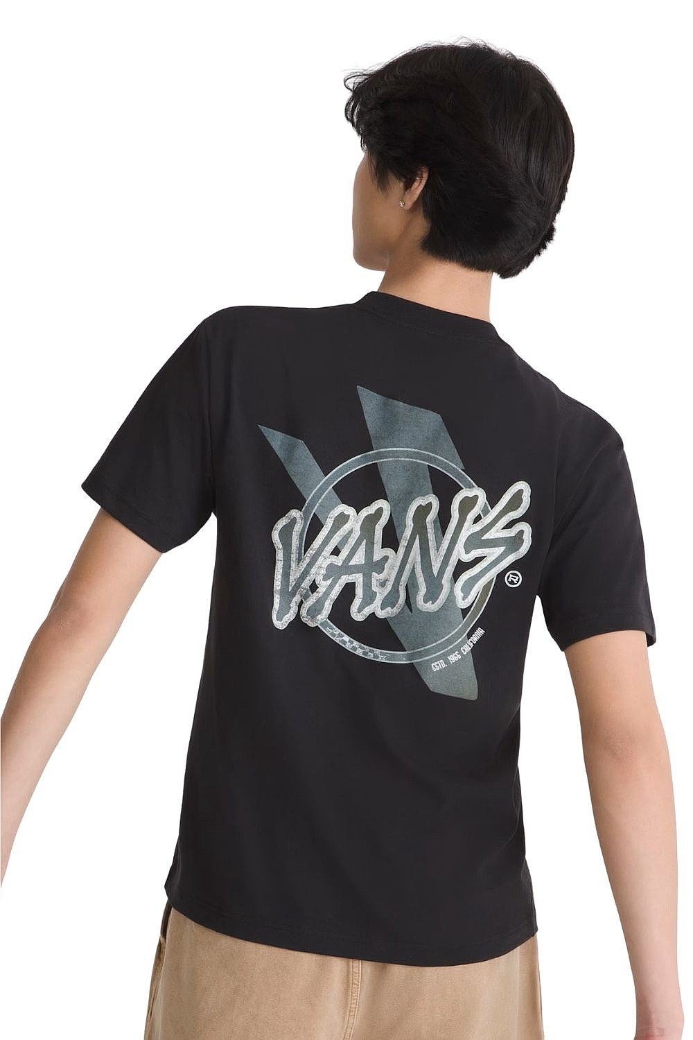 T-Shirt Vans V Bones - Black - men´s