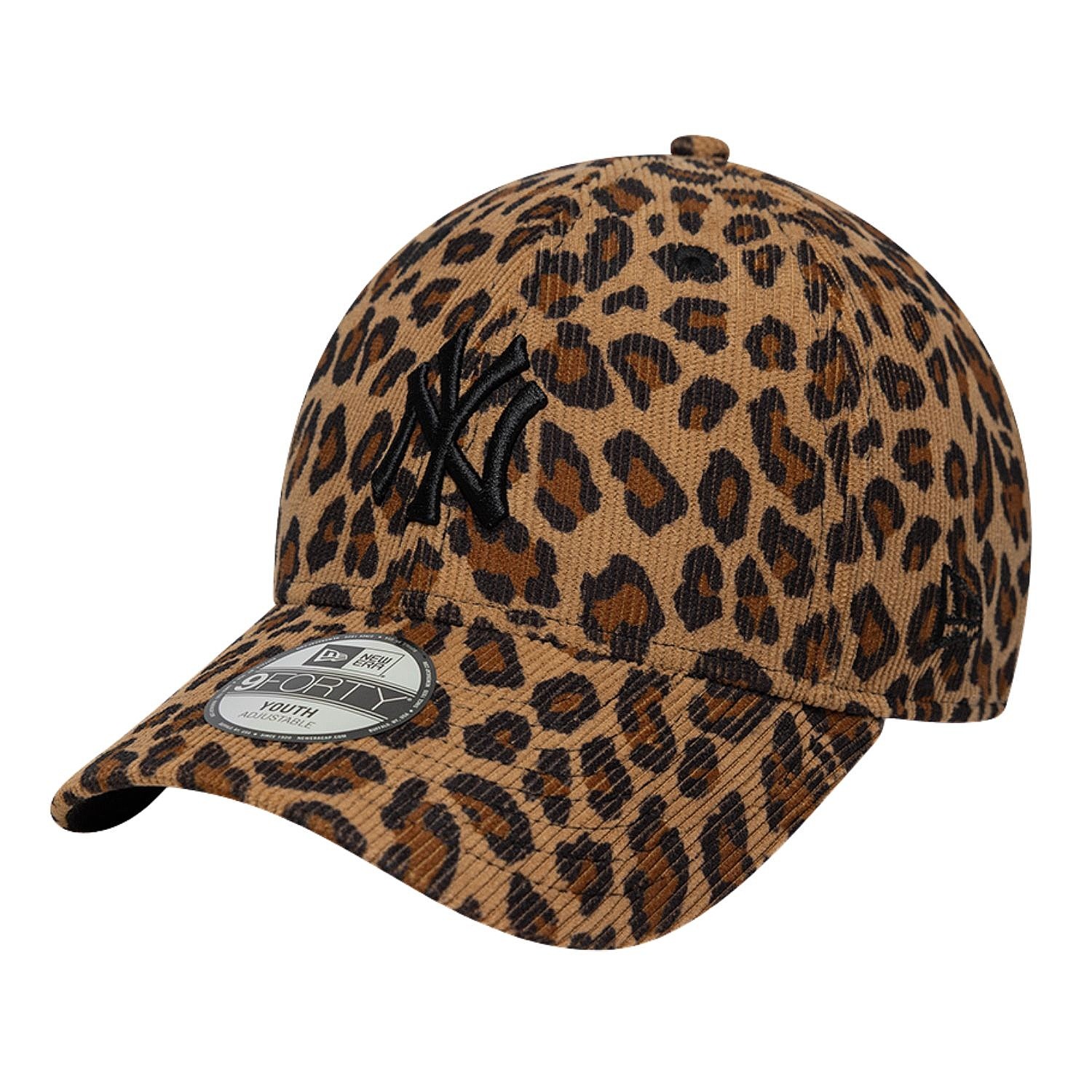 cap New Era 9FO Leopard Cord MLB New York Yankees Youth - Stone/Black - girl´s