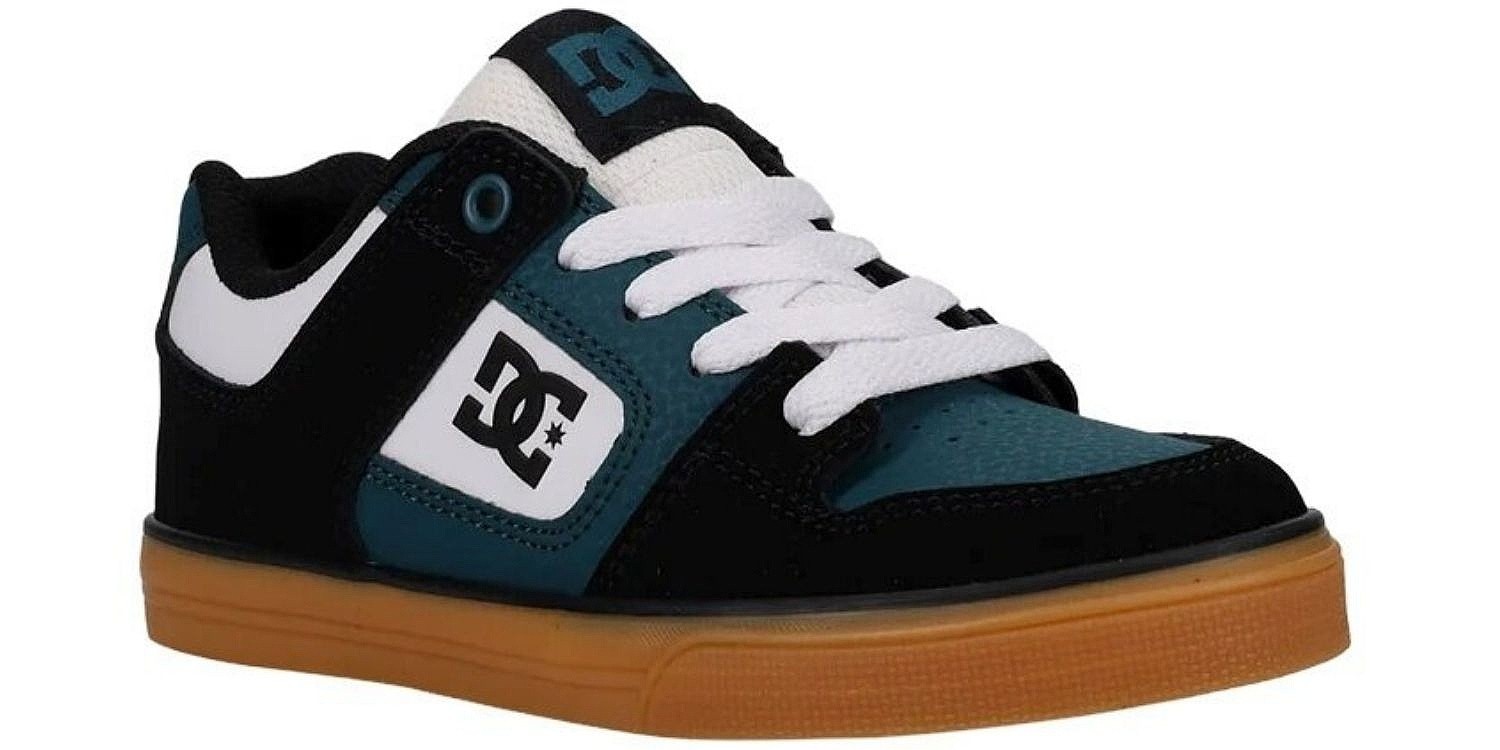 Schuhe DC Pure - Black/White/Emerald - unisex junior