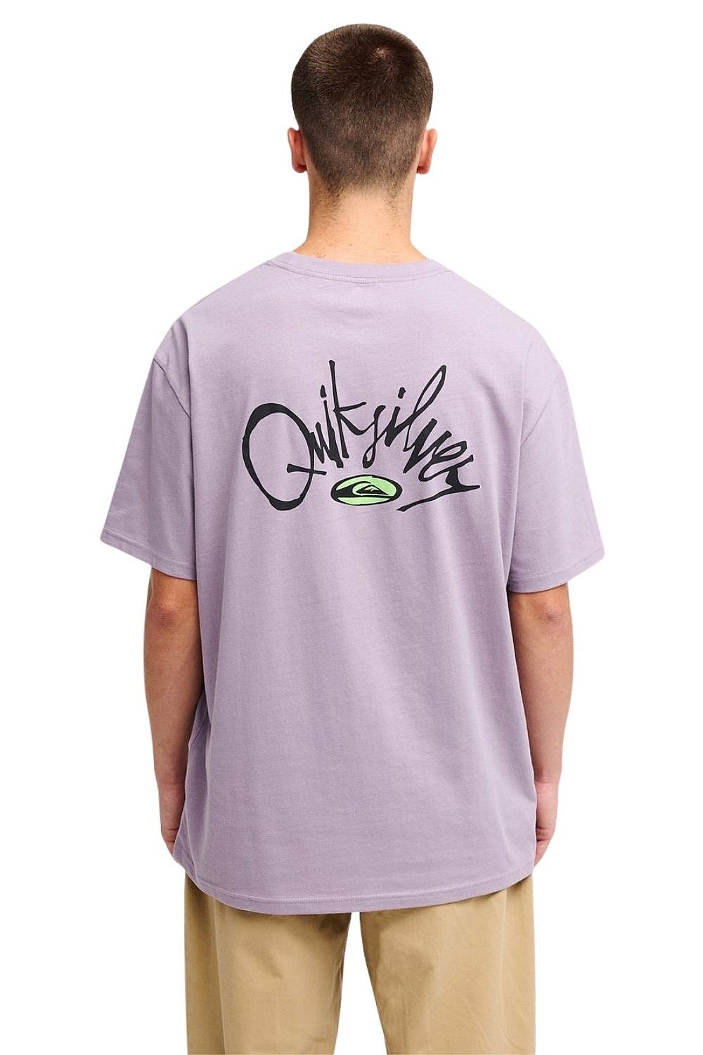 T-Shirt Quiksilver Harbor - SKW0/Purple Ash - men´s