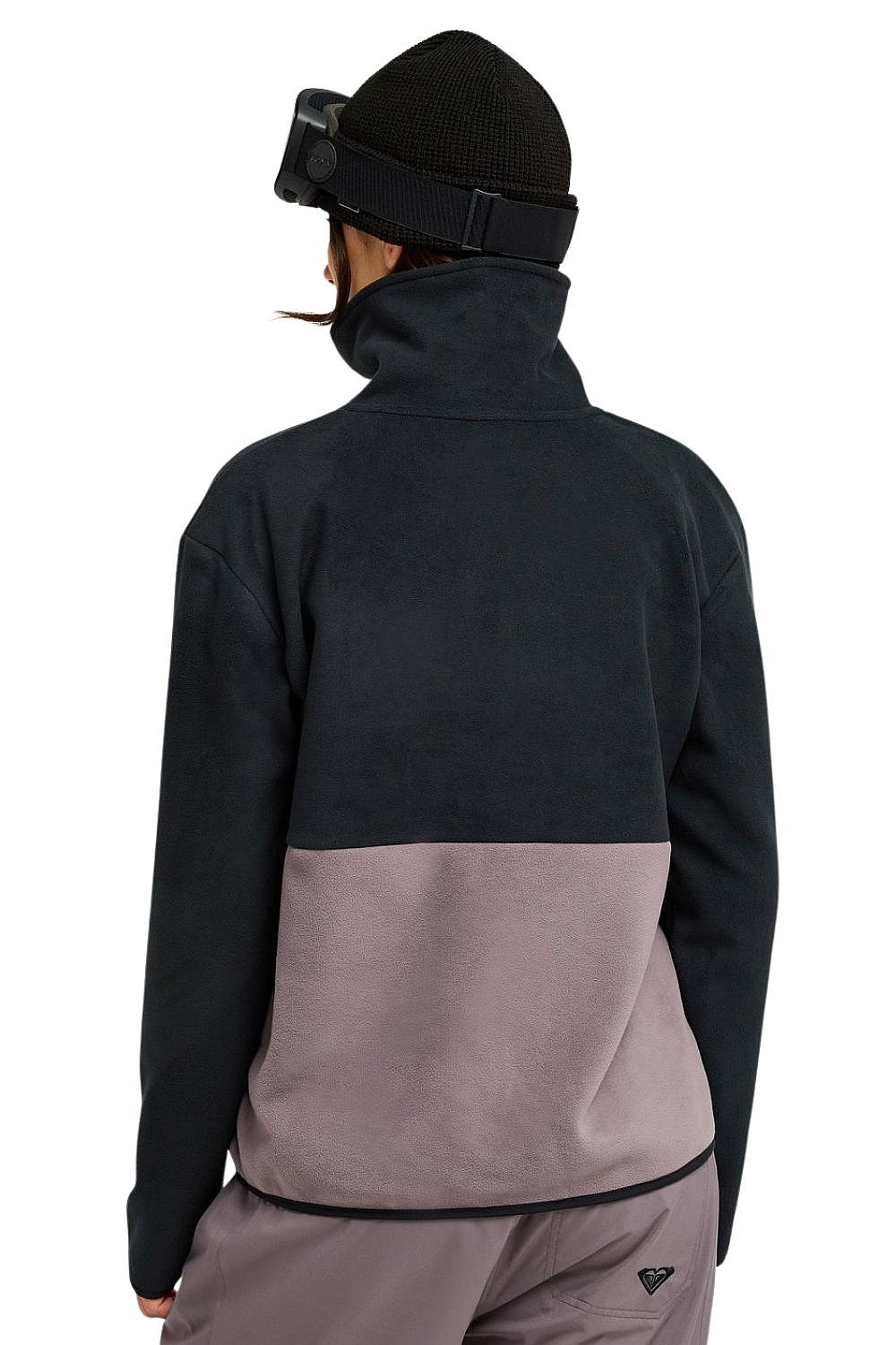 sweatshirt Roxy Icedrift Layer - KVJ0/True Black - women´s
