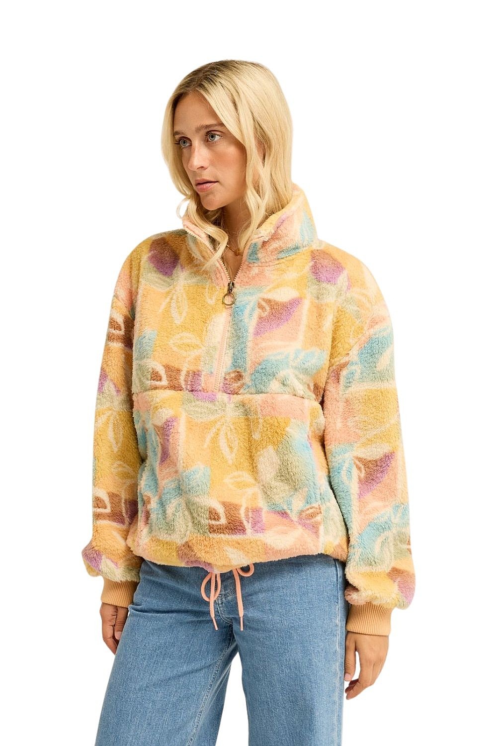 sweatshirt Billabong Time Off - WCP/White Cap - women´s
